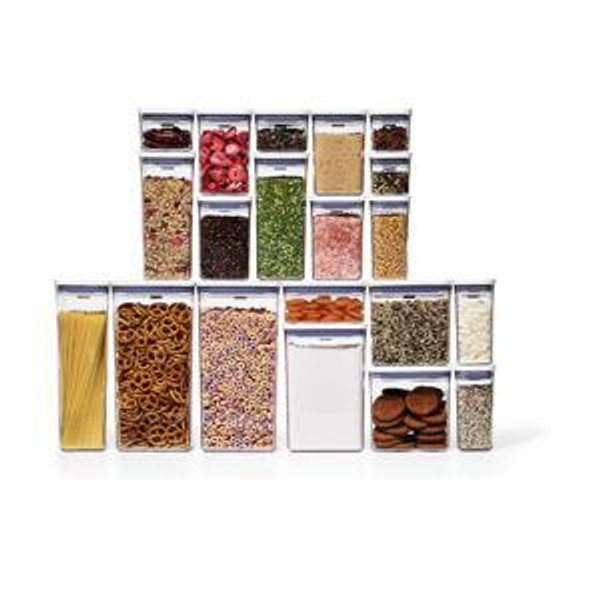 OXO - POP Removable Labels & 20-Piece POP Container Set Bundle