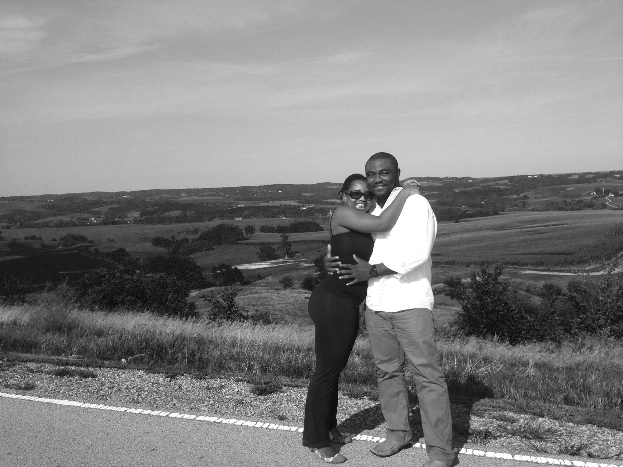 On the way back from Galena Illinois. Stayed at a nice B&B