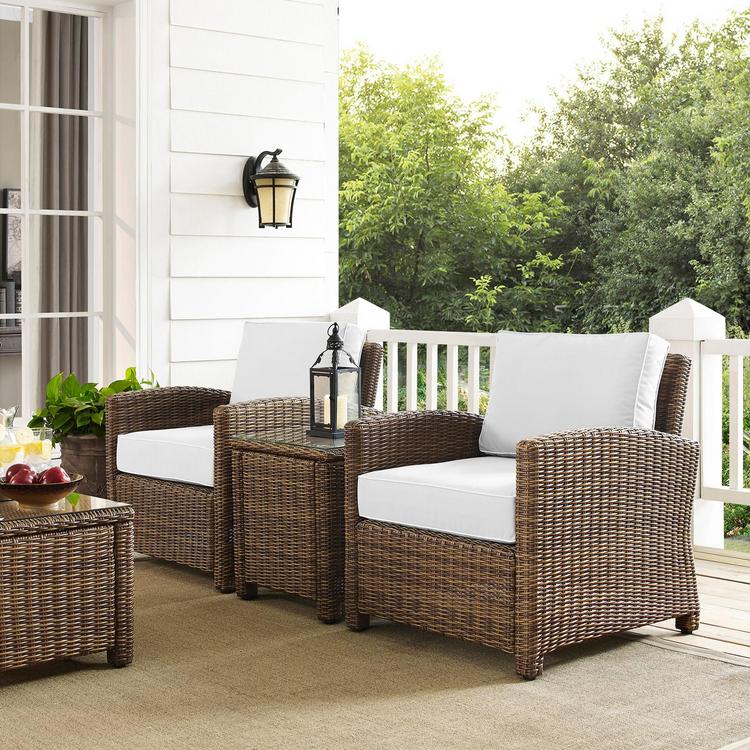 Wicker Chaise Crosley Palm Harbor Outdoor Wicker Loveseat Cushions