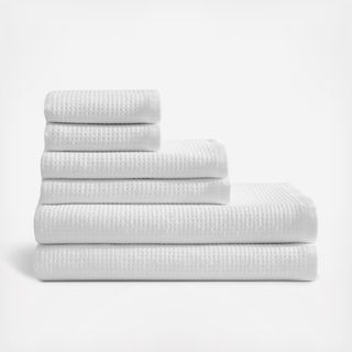 Eternity Cotton Waffel 6-Piece Towel Set