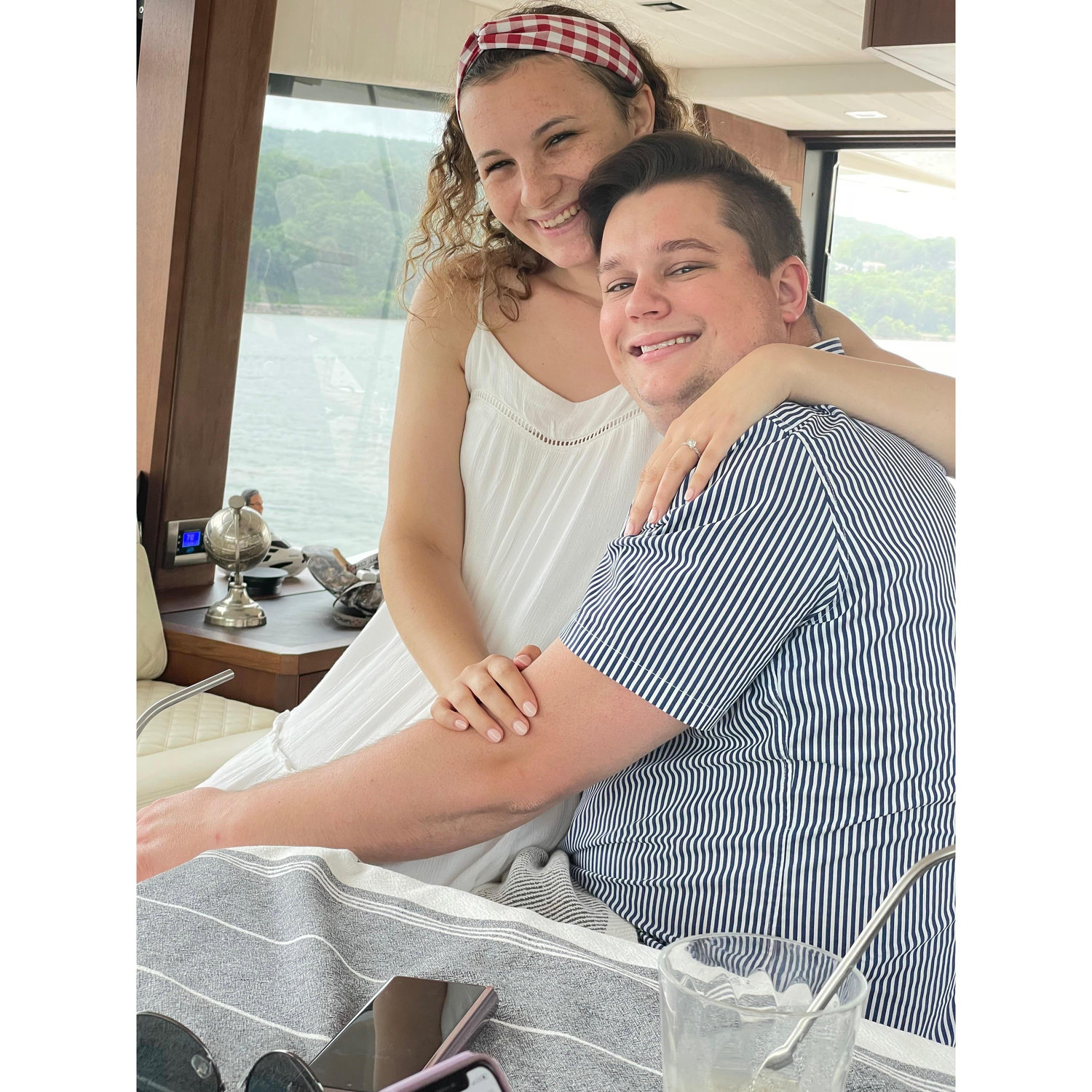 4th of July 2021 -  celebrating our new engagement with our parents!
