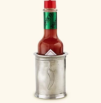 Match Pewter | Hot Sauce Holder