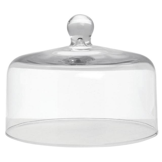 Mosser Glass Clear Dome Cake Cover - 10" Dia x 8" H