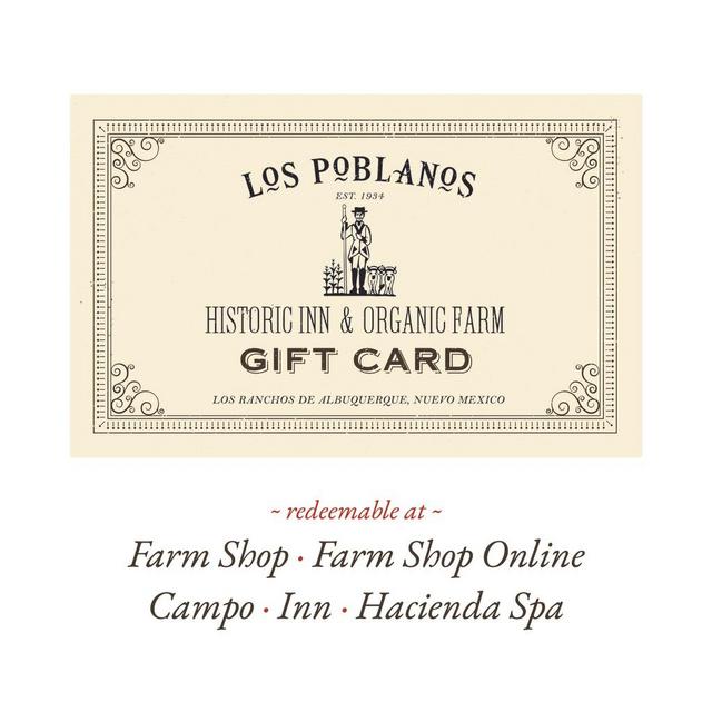 Gift Card to the Los Poblanos Inn