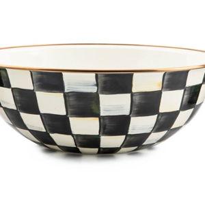 Mackenzie Childs Courtly Check Extra Large Everyday Bowl