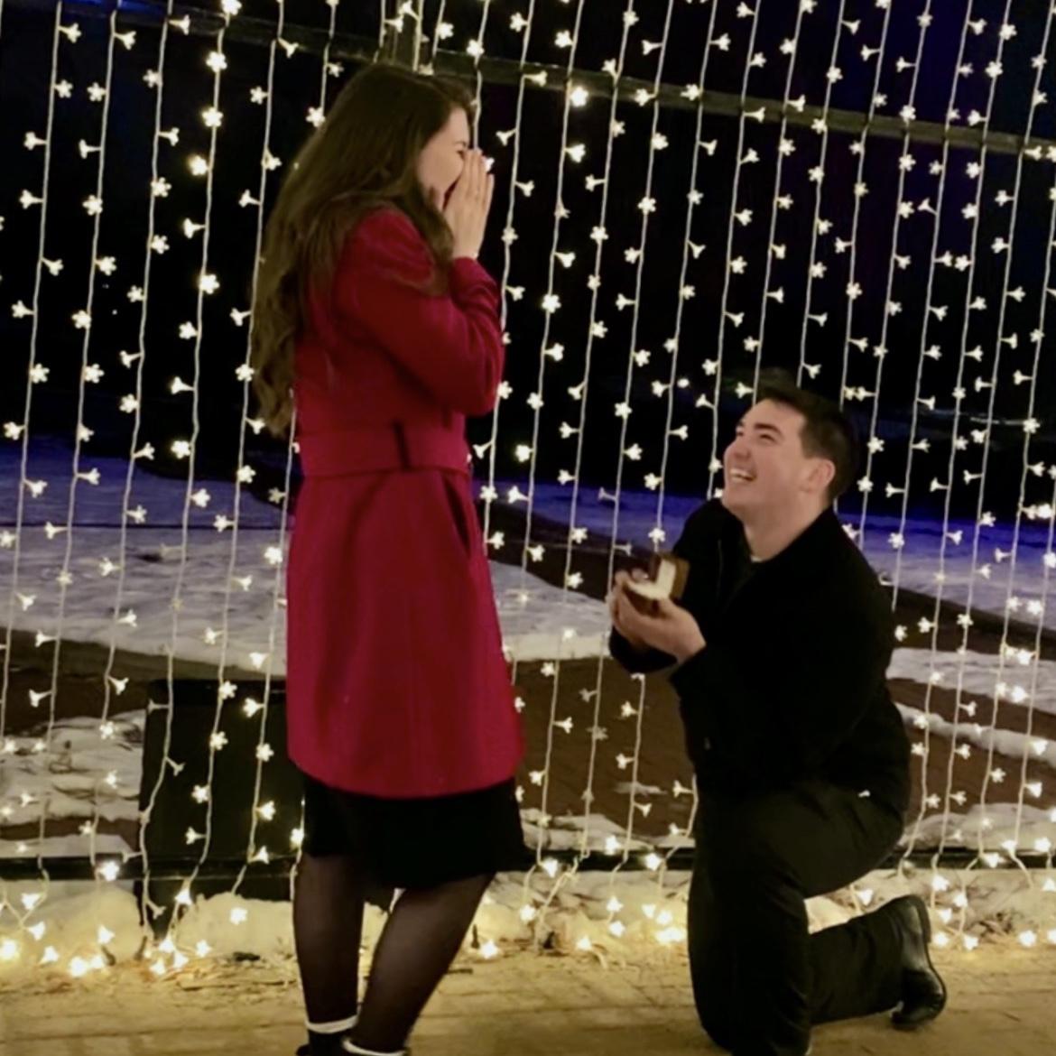 He proposed!