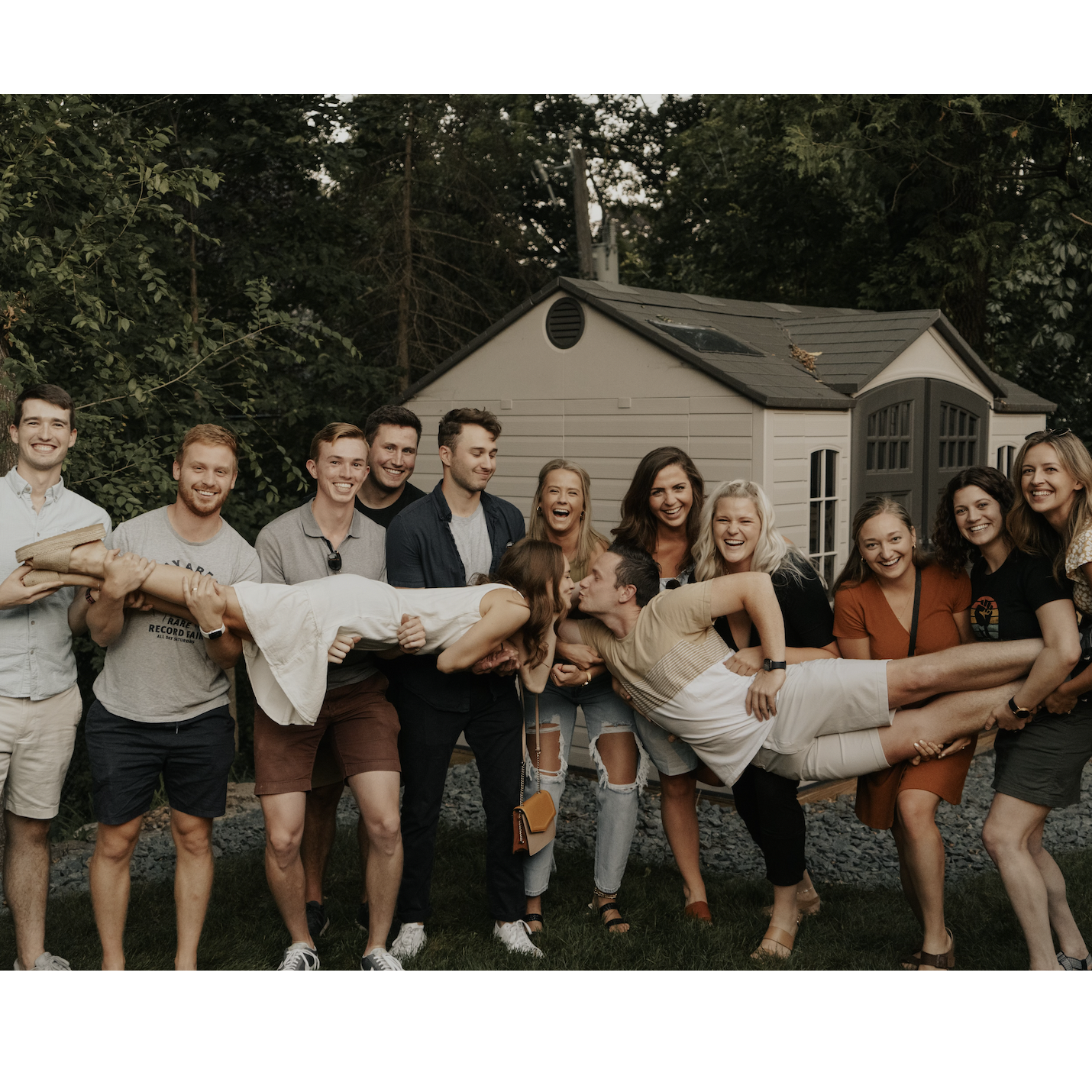 Engagement/house warming party last summer.
