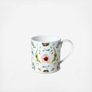 Scandinavian Floral Mug, Set of 2