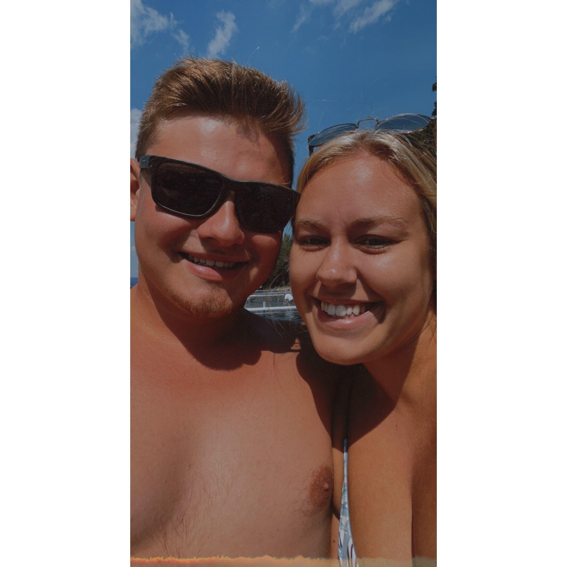 Our first photo together!