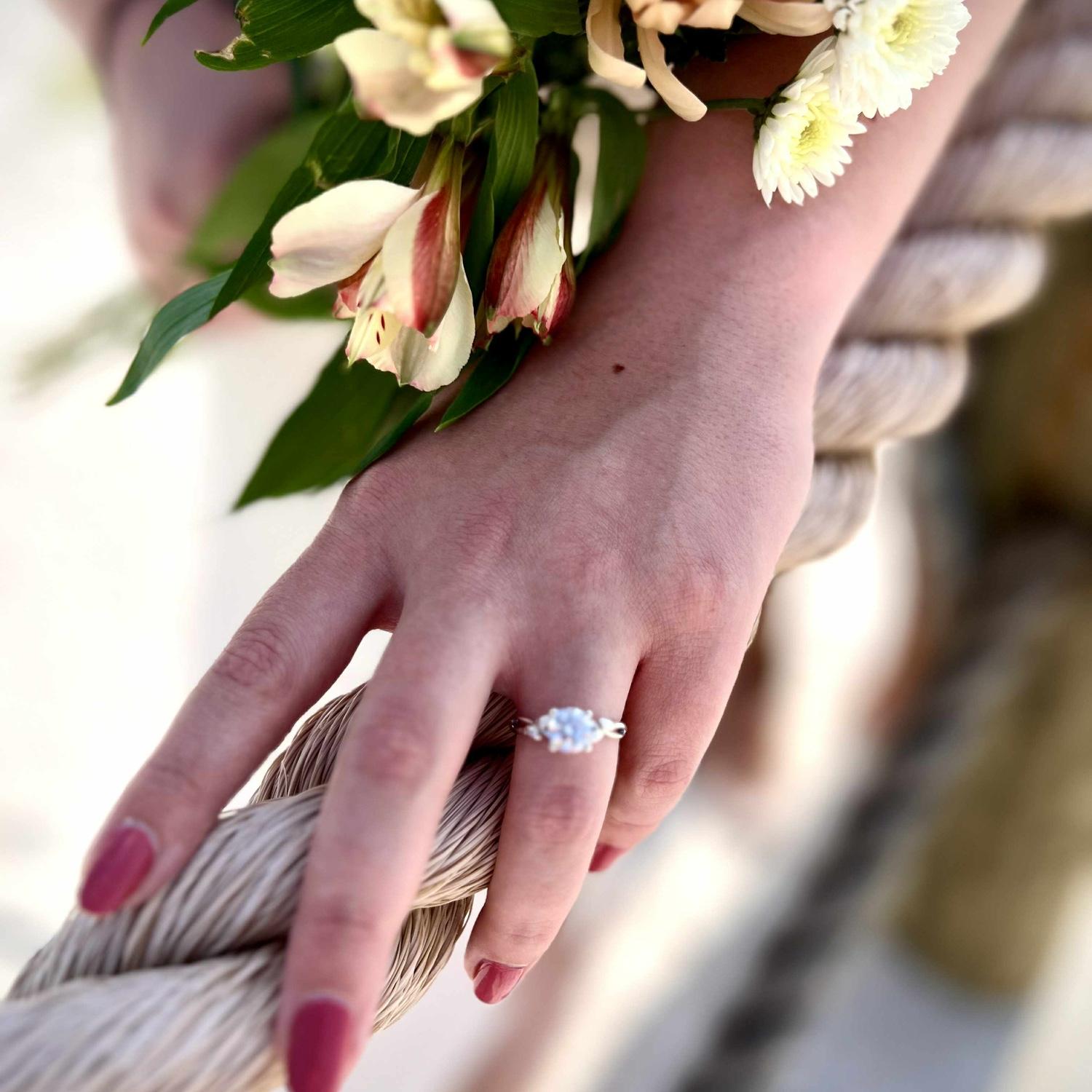 Glamor shot of the ring