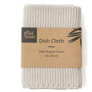 Wild & Stone | Organic Cotton Dish Cloth | Eco-Friendly Kitchen Cloth | Biodegradable & Compostable Cleaning Cloth | Beach Sand