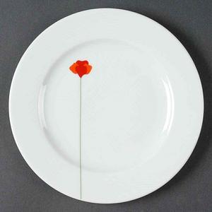 Bread & Butter Plate    Poppy Papoilas     by Vista Alegre