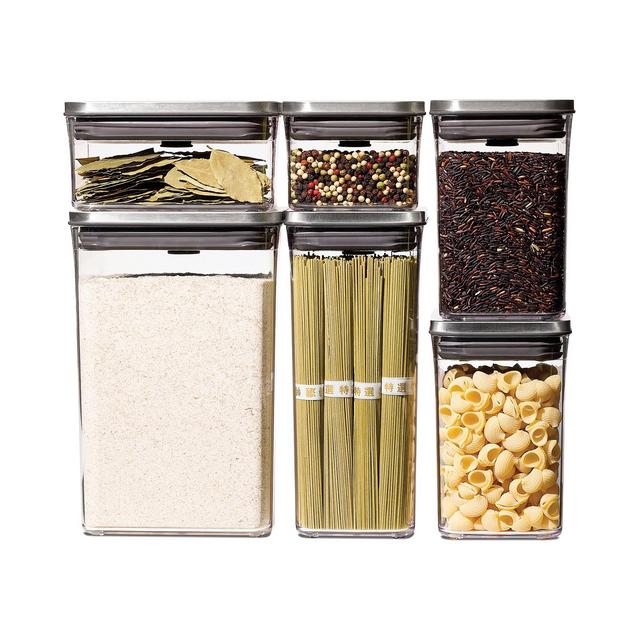OXO Steel Pop Food Storage Containers, Set of 6