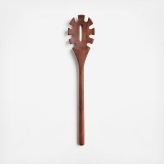 Modern Walnut Pasta Spoon