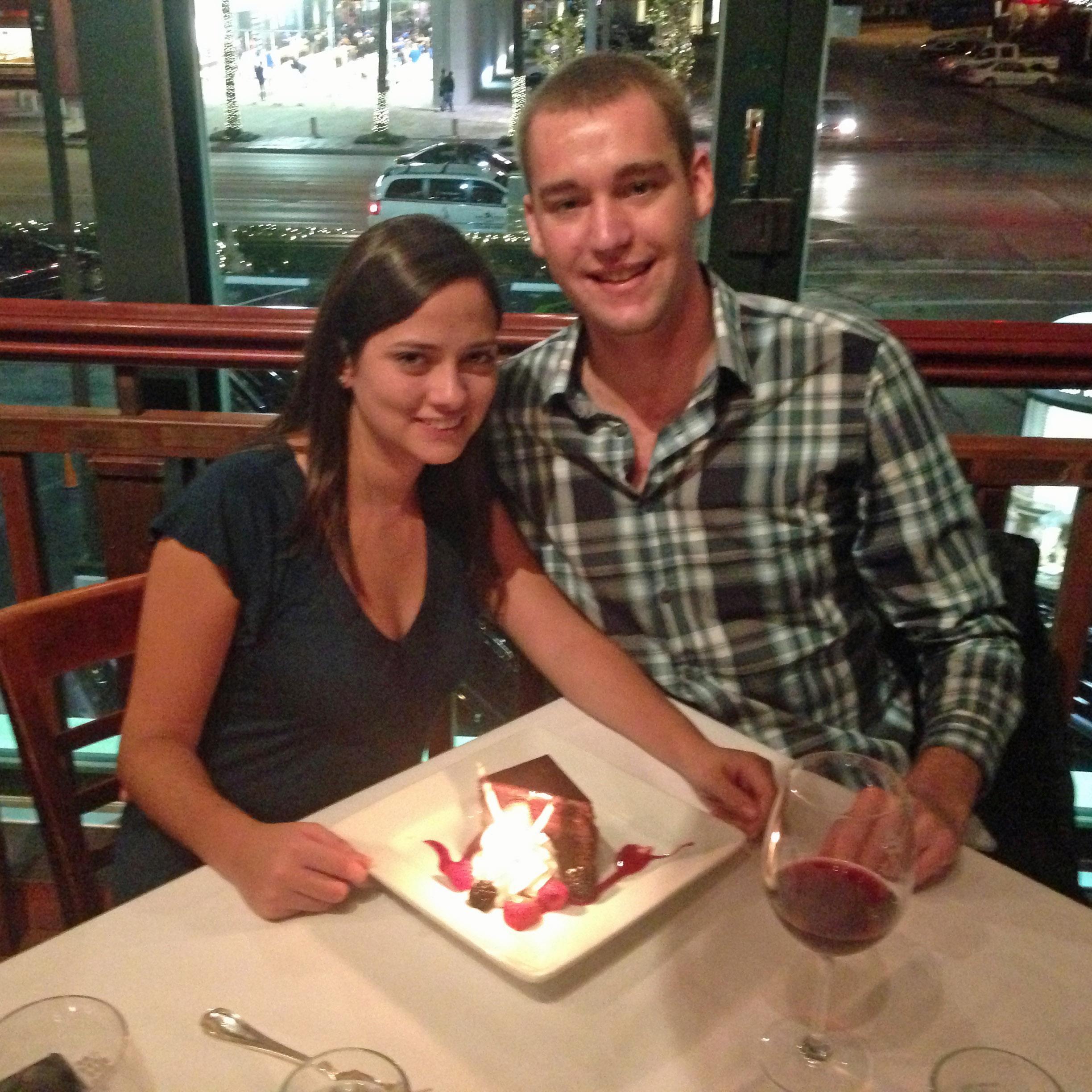 Wondering why we look so young? This was our first birthday celebration 5 years ago!