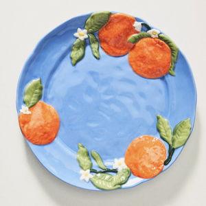 Foster Stoneware Dessert Plate - Oranges