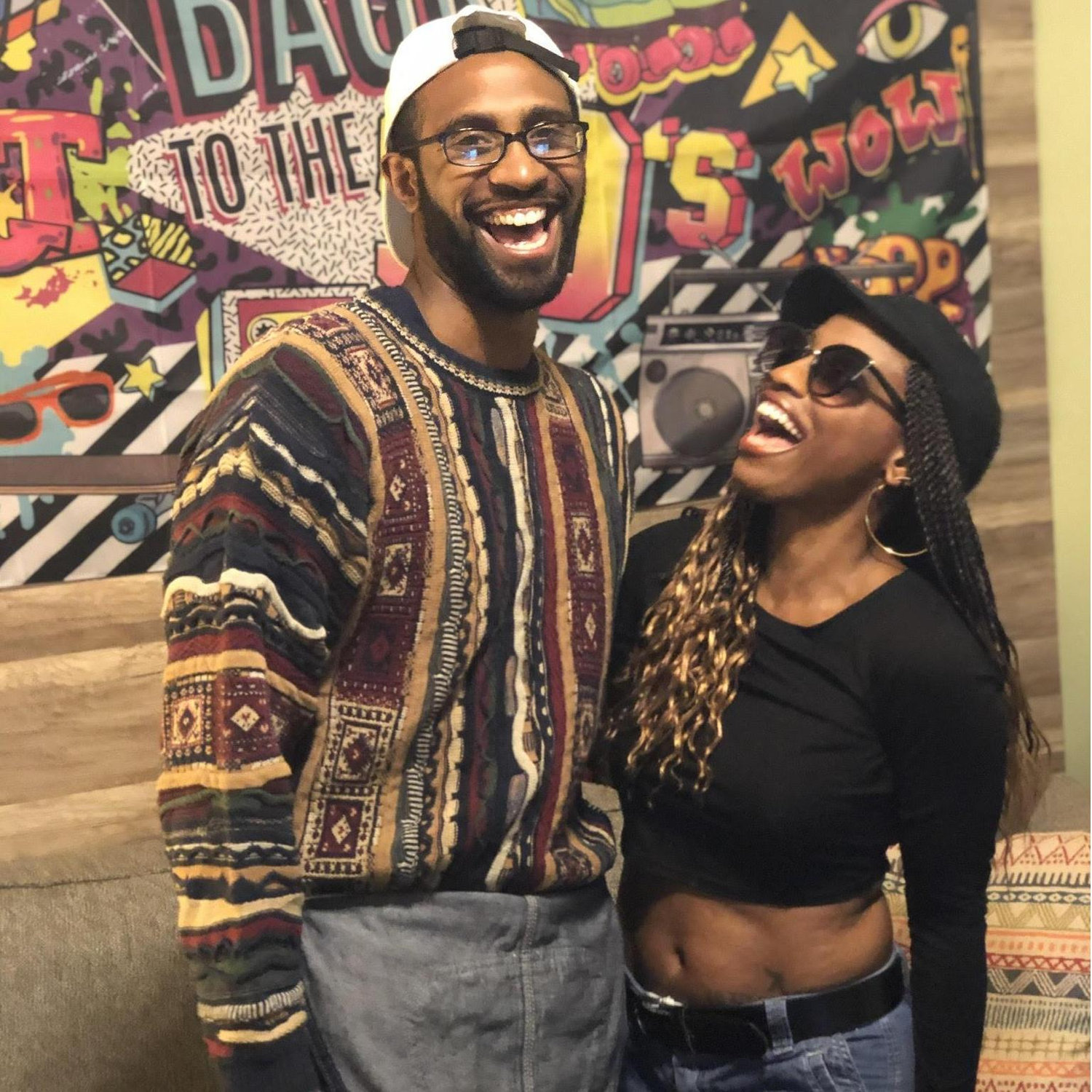 90s party! Praying for this kind of laughter to last a lifetime!
