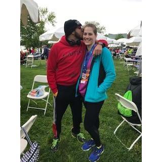 Local 5K, I walked and he ran, but we did it together!