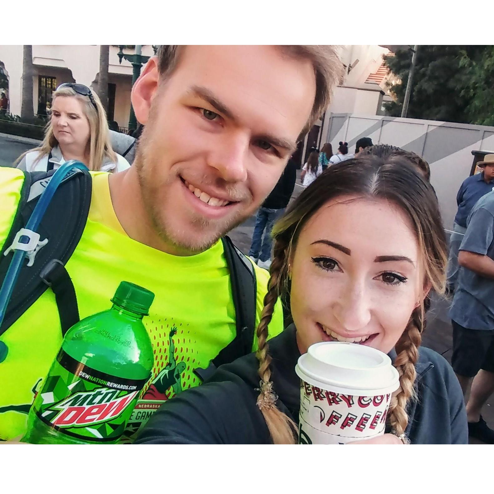 Caffeine is a necessity. Even in Disneyland