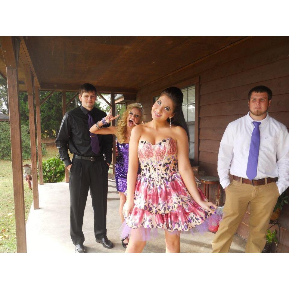 Our second homecoming dance together, we went  with one of my best friends in the world <3