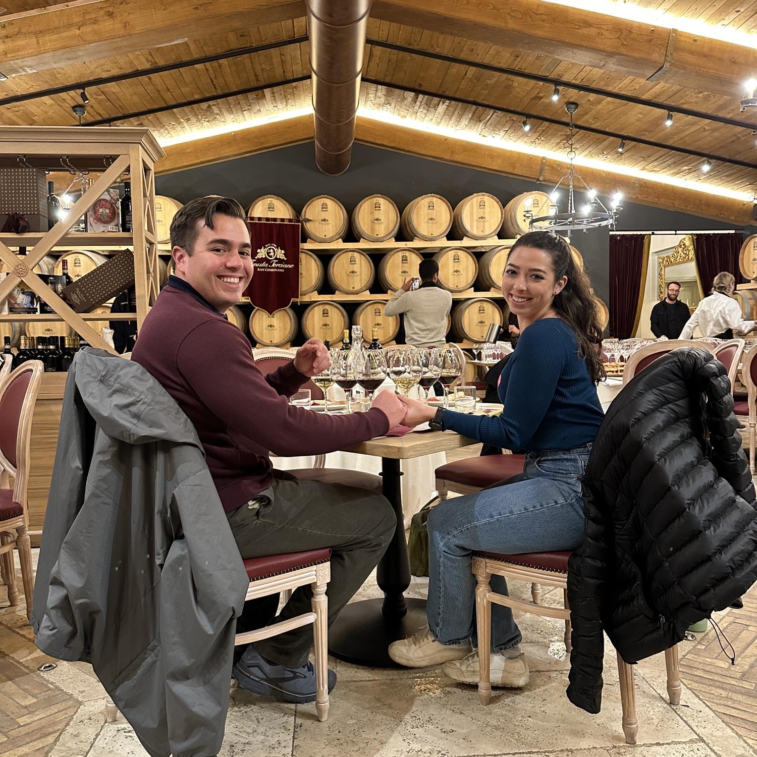 Chianti tasting in Florence.