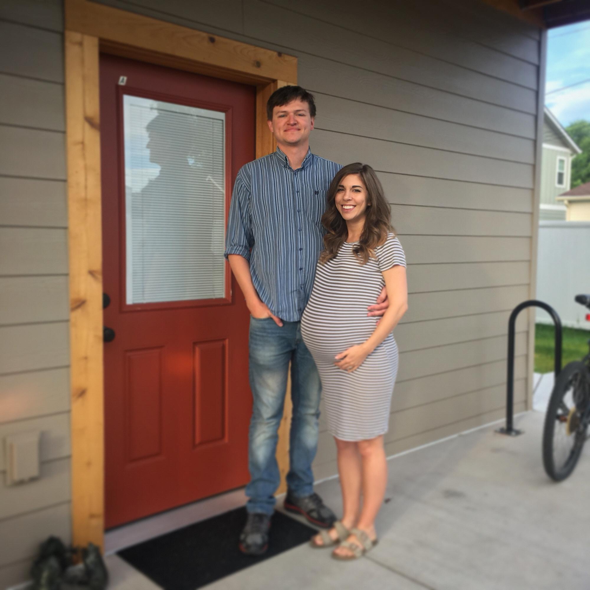 Heading to the hospital to bring Leo into the world