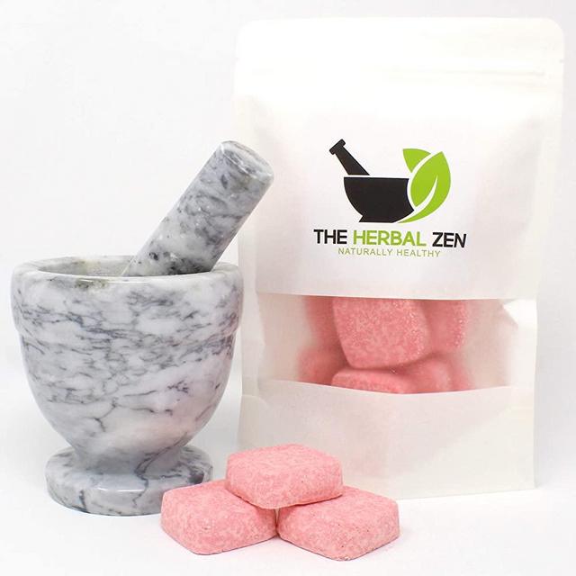 Headache Rx Shower Steamers with Essential Oils by The Herbal Zen Aromatherapy Shower Bombs