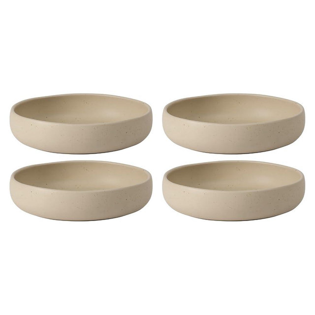 Bloomhouse - Oprah's Favorite Things - Corsica Clay 4 Piece Meal, Dinner, Pasta Bowl Set - Cappuccino Cream