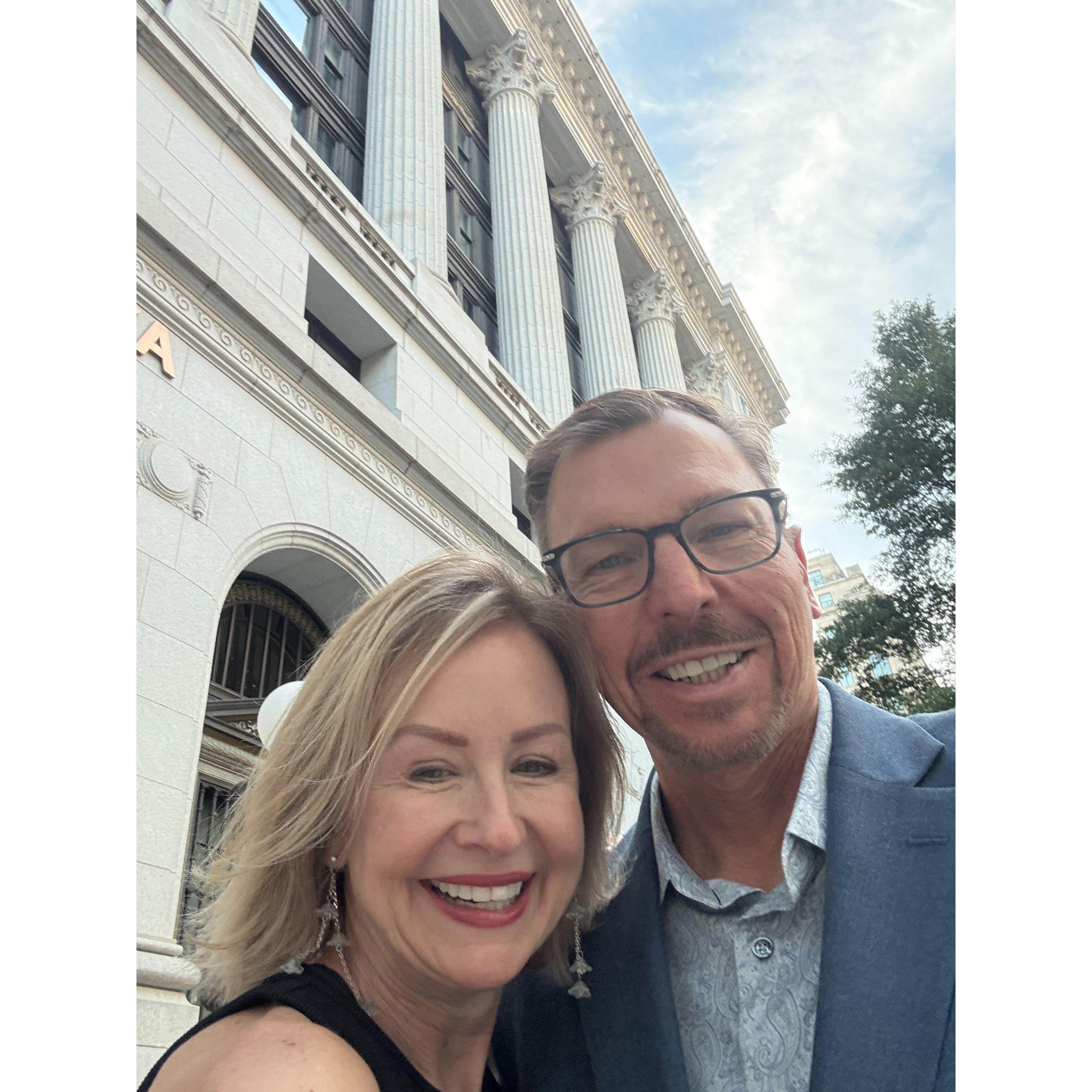 Extended birthday celebration in DC.