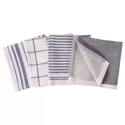 Our Table™ Select Dual Sided Dish Cloths in Navy (Set of 4)