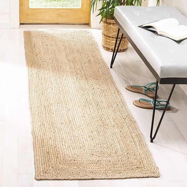 Safavieh Cape Cod Collection CAP252A Hand-woven Runner, 2'3" x 8', Natural