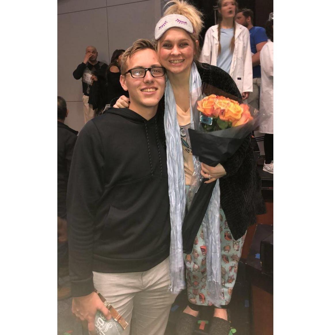 Her biggest supporter!
