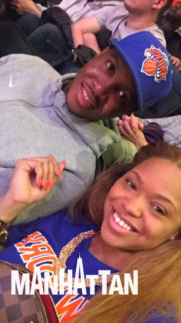 Nikki surprised Kevin with Knicks tickets!