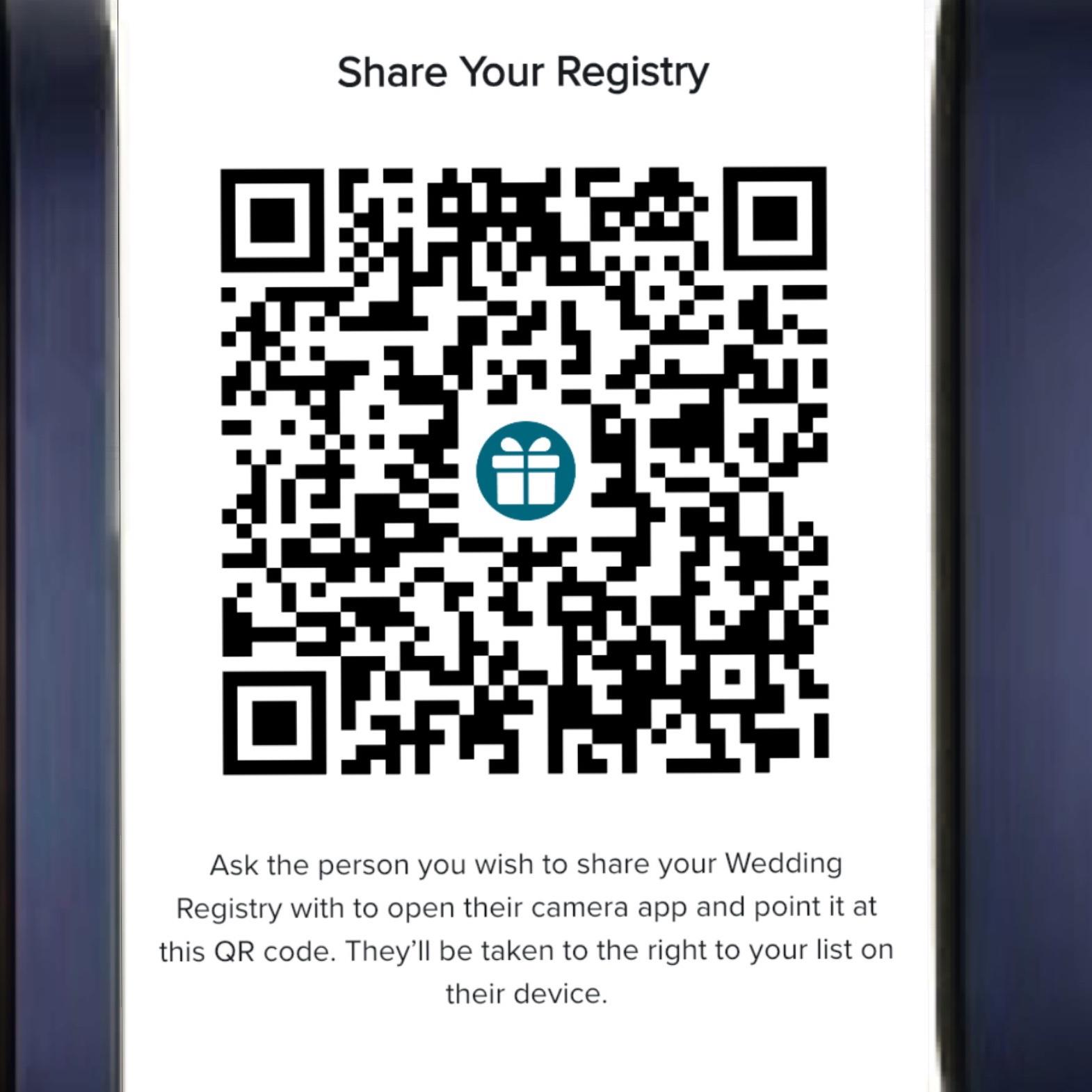 Registry Link QR Code