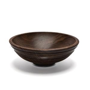 Medium Willoughby (round with ridge) Wooden Bowl