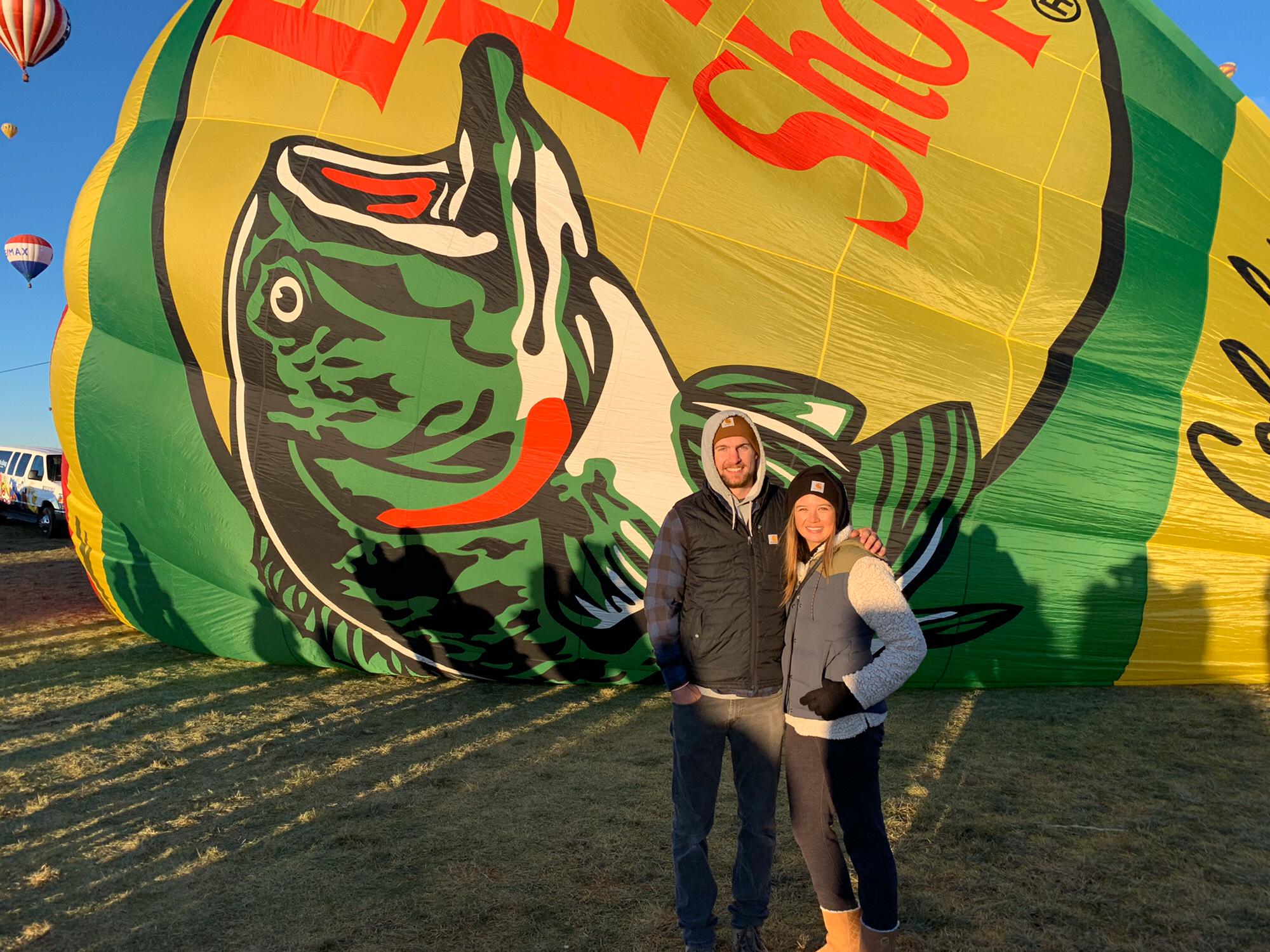 Jordan's first Balloon Fiesta in Albuquerque.