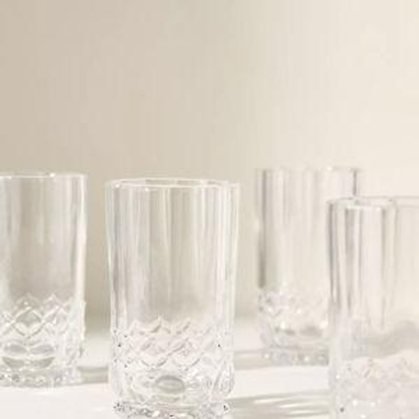 Savannah Glass Tumblers, Set of 4 - COLOR: CLEAR