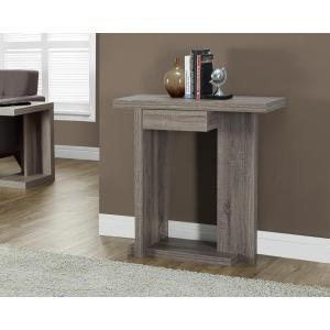 Monarch Specialties Dark Taupe Console Table