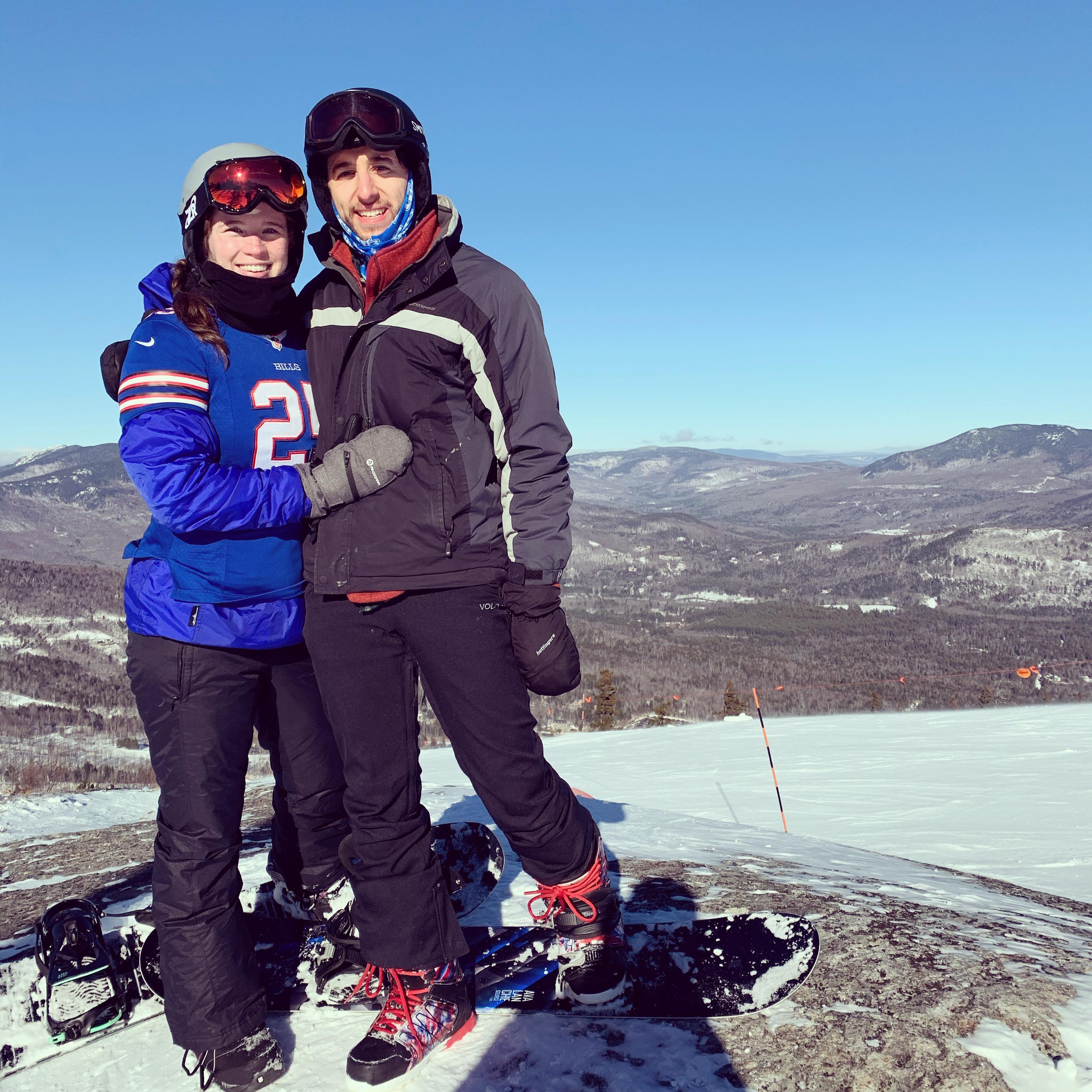 One of our favorite pass times in Maine during the winter!