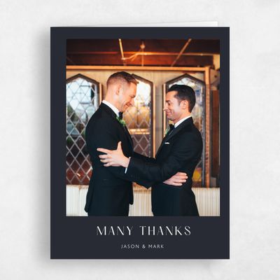 Ebony, Black Wedding Thank You - Corinth Photo
