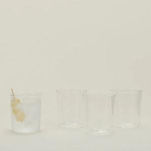 Essential Glassware, Set of 4 - Clear, Medium