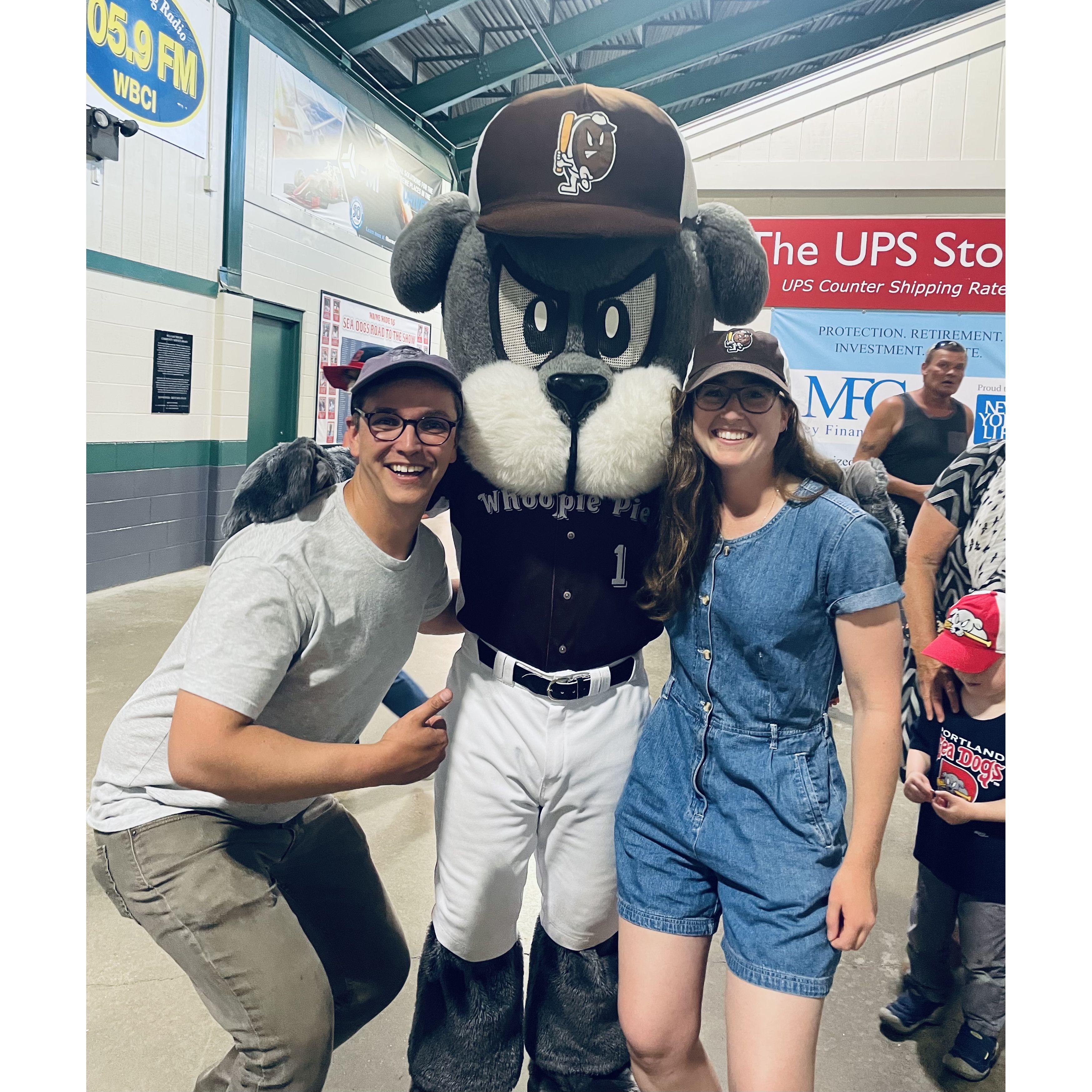 Whoopie Pie Game with Slugger and the Sea Dogs :)