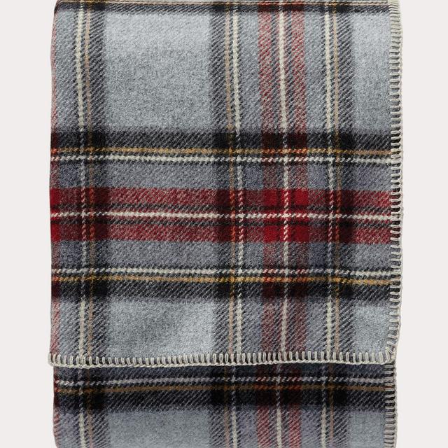 Pendleton Grey Stewart Plaid Eco-Wise Wool Blanket