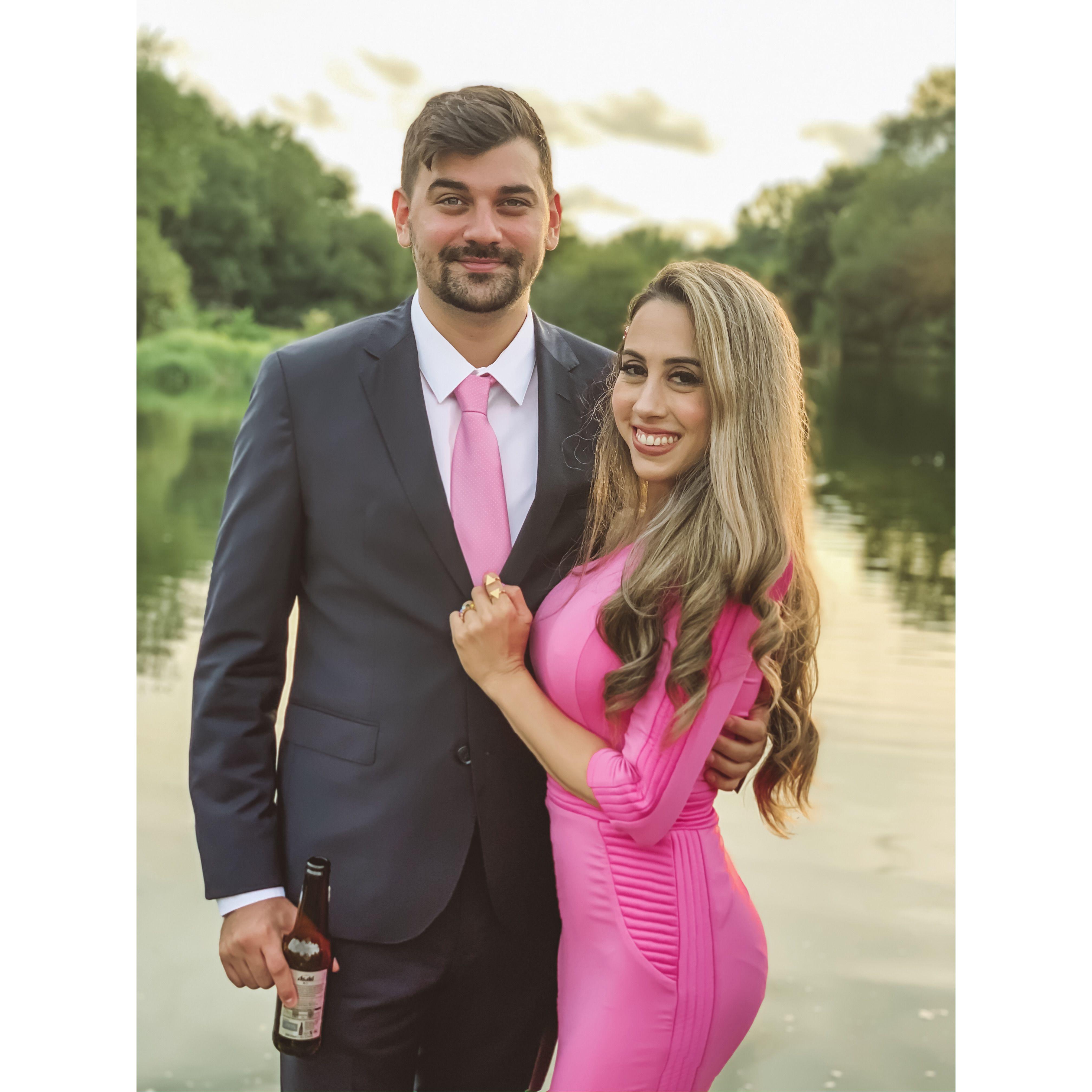 at Jess and Freddie's wedding in the UK - July 2019