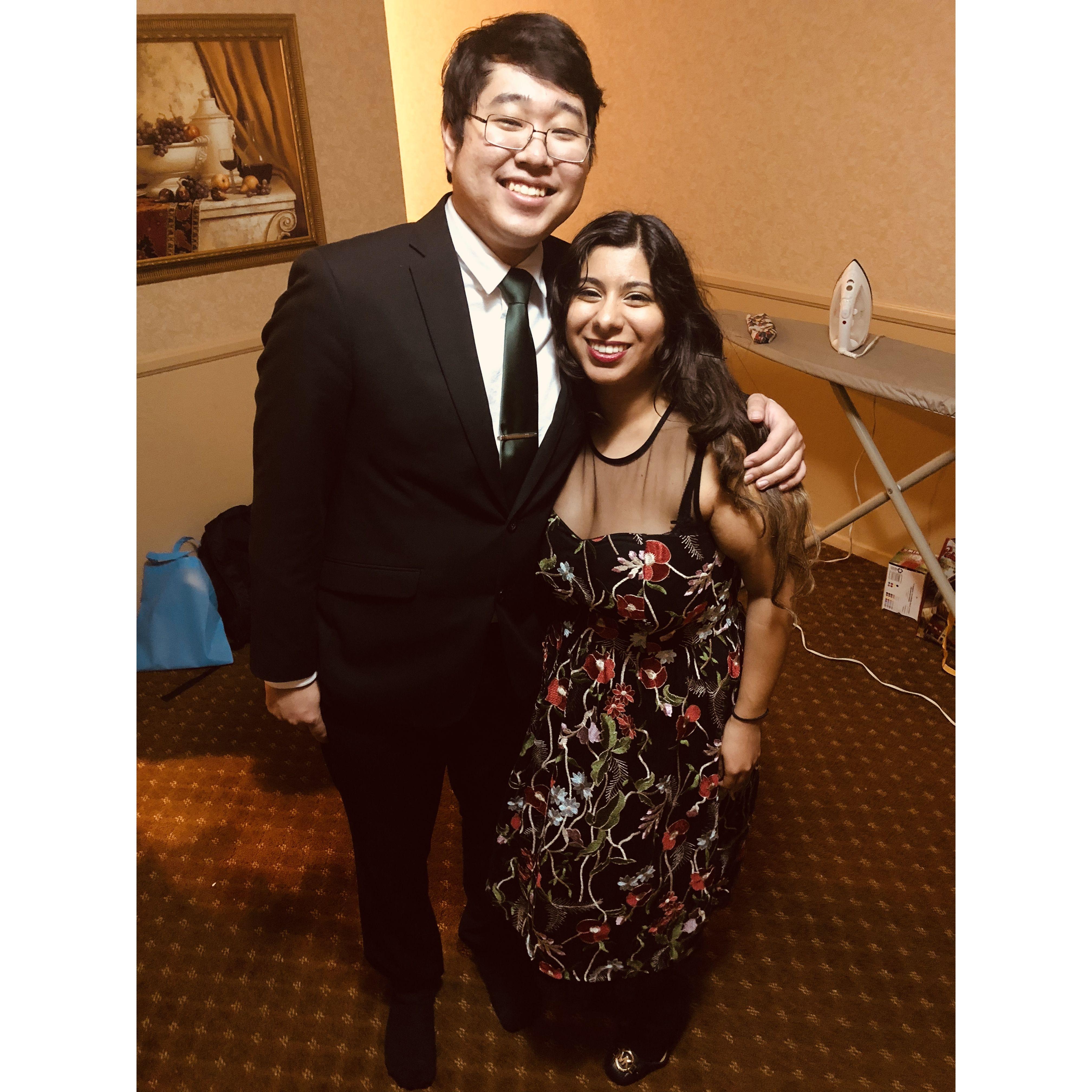 A nerdy ALA couldn't keep these two from going to the fancy ball in normal clothes