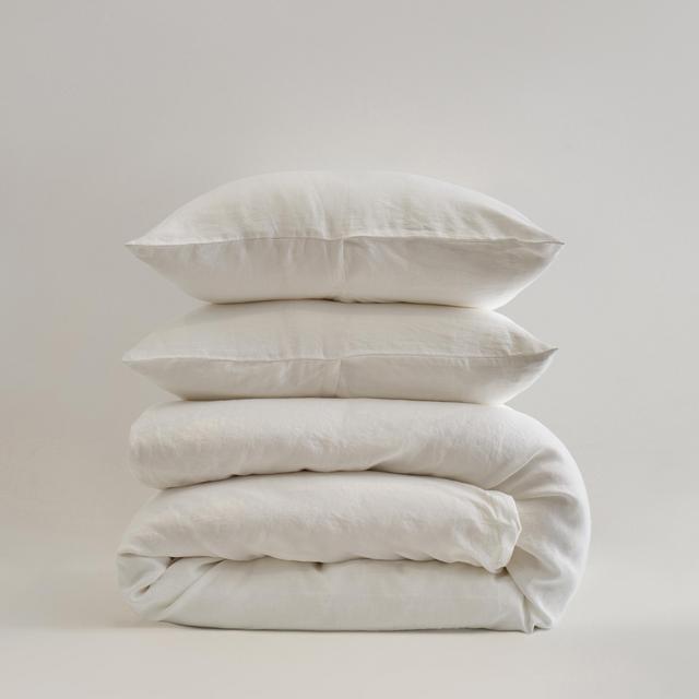 European Linen Duvet Cover Set - Tobacco