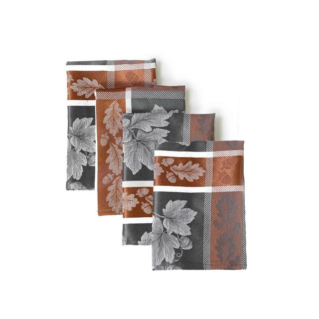 Benson Mills 4 Piece Autumn Beauty Yarn Dyed Napkins, 18" x 18"