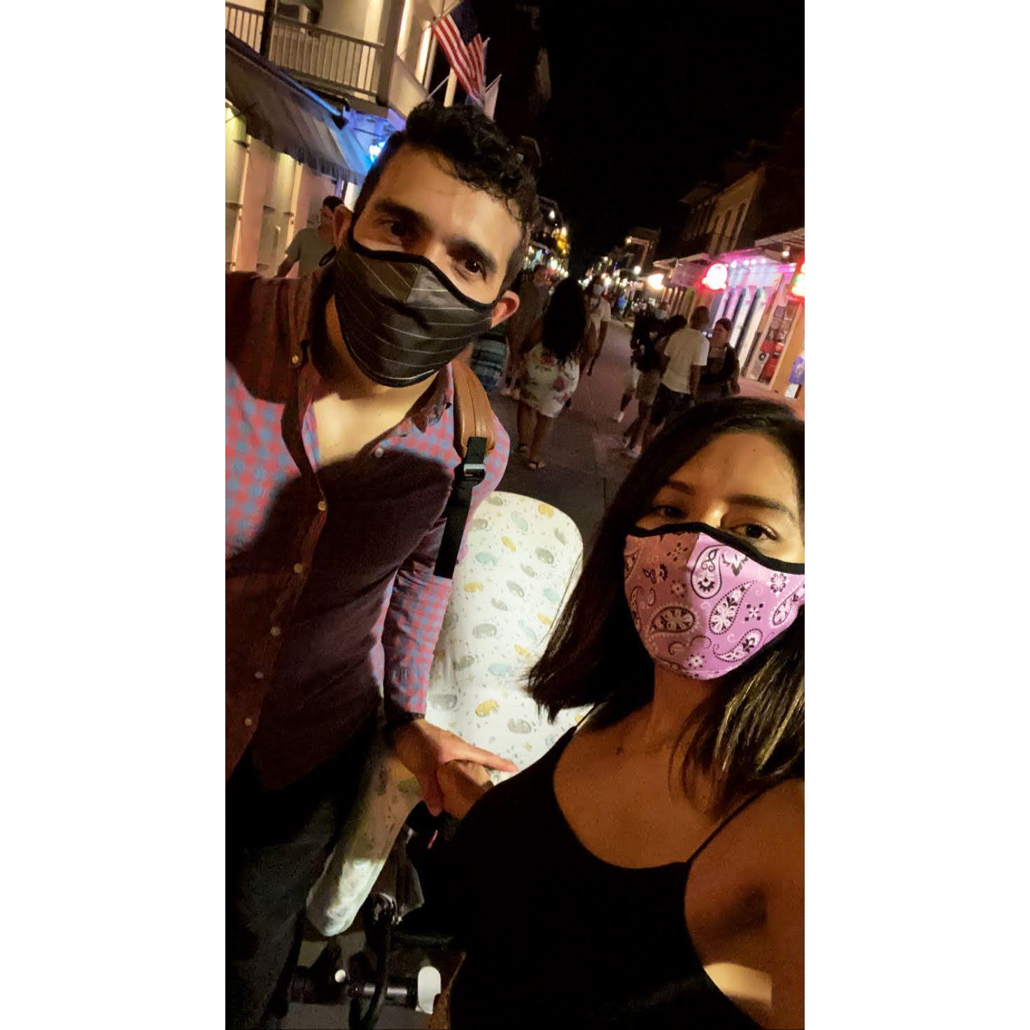 Our first trip to NOLA during covid and with a baby.