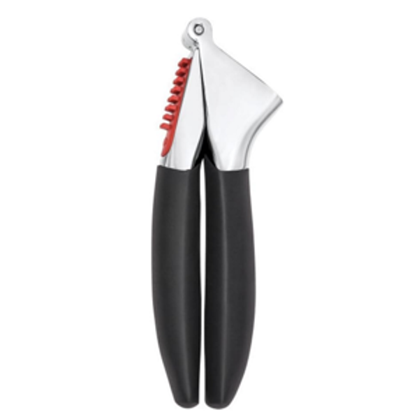 OXO Good Grips Heavy Duty Garlic Press, Die-Cast Zinc, Black