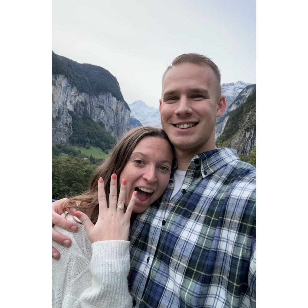 After getting engaged!